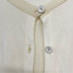 Johnny Was  Pete & Greta White Long Line Button Front Cardigan Sweater Womens M Photo 2