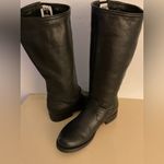 Frye women black leather Veronica tall knee high harness boots size 8.5 Photo 6