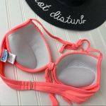 California Waves push-up neon pink Bikini Top Size Medium M Photo 2