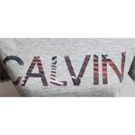 Calvin Klein  Women's Gray T Shirt Logo Print Short Sleeve Casual Tee M Photo 4