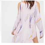 Free People  Clear Skies Cold Shoulder Tunic in Lilac Photo 2