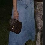 joe's jeans Denim Maxi Skirt SIZE 30 Full A-Line Jean Western Rigid Country $218 Photo 5