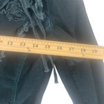 Paris Blues  Y2k Small Green Velvet Whimsygoth Fairy Grunge Tie Ruffle‎ Jacket Photo 5