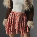 Urban Outfitters Silence + Noise UO orange floral wrap skirt  Photo 0