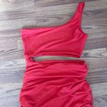 Red Mini Body Con Dress Photo 1