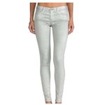 AG Adriano Goldschmied Adriano Goldschmied Silver Metallic Leggings Extreme Skinny Size 28R Photo 16