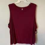 Athletic Works Tank size 5X in burgundy NWT sleeveless workout summer hot layer Photo 5