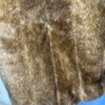 Pamela Mccoy faux fur size Small women's dark brown color coat Photo 10