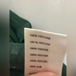 Anthropologie  Salsa Top Green Ruffle Tired Sleeveless Blouse 8 Photo 4