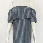 Honey Punch Off Shoulder Striped Boho Dress Photo 0