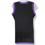 Misook  Knit Top Sleeveless Black Purple Trim Sz XS Women‎ Tank Top Office V-Neck Photo 1
