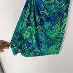 Ralph Lauren Lauren Watercolor Floral Paisley Cowl Neck Ruched Sleeveless Dress Photo 5