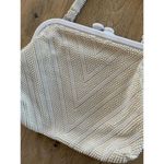 vintage marchioness fully beaded elbow handbag cream ivory Pearl wrist champagne White Photo 1