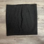 ZARA Woman Heather Gray Zip Back Silky Lined Mini Skirt Size Medium Photo 4