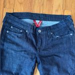 Lucky Brand Y2K Dark Indigo Zoe Jean Low Rise Flare Jeans Size 8/ W 29 Long Photo 2