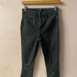 Charlotte Russe  Refuge Black Wash Distressed High Waist Skinny Jeans Size 4 Photo 8