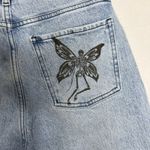 Hot Topic Sweet Society Skeleton Fairy Jeans Baggy Wide Leg Whimsy Goth Size 1 Photo 5