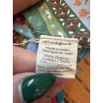 Printfresh  Tank Top Womens XL Blue Green Horse Print Organic Cotton Cami Boho Photo 3