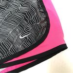 Nike  dry fit black squiggle & hot pink athletic running shorts S/M Photo 3