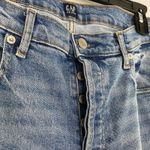 Gap  Denim Light Wash Distressed Crop Flare Jeans Womens Size 31 Tall Photo 6