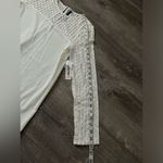 Kensie Long Sleeve Ivory Blouse Lace Women’s Size XS NWT Photo 1