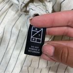 Marissa Webb Tie Waist Linen Dress Size 16 Black Photo 6