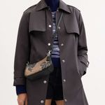 Coach NWT  Teri Mini Crossbody Bag In Signature‎ Canvas With Bow Print Photo 7