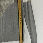 Ann Taylor  ColorBlock Turtleneck Sweater Womens Small White/Grey Photo 2