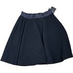 DKNY Skirt Size XS X-Small Black Textured Flare Womens Pull On Stretch 26X20 Photo 0