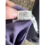 winter silks blouse button front silk purple long sleeve hidden button front Size 16 Photo 7