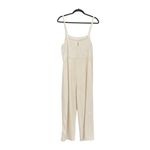 Ecote  Womens Cream‎ Medium Rayon Soft Girl Drawstring Waist Summer Jumpsuit Med Photo 8