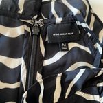 Who What Wear Midi Chic Zebra Print Halter Dress Photo 5