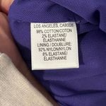 STAUD New  NWOT Purple Violet Giulia Mini Dress Size Small Photo 7