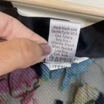 DRAPERS & DAMON KIMONO COVER UP JACKET COAT 1X FRINGE‎ MULTICOLOR FLORAL Boho Black Photo 5