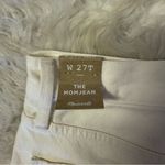 Madewell The Momjean Ivory White Jeans High Rise Women’s Size 27 Tall NWT Photo 5