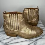 Cowboy Booties Tan Size 7 Photo 0