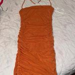 Hello Molly Orange Bodycon  Dress Photo 2