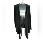 Jennifer Lopez Black Drape Cardigan Photo 1