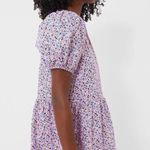 Tuckernuck NWT Hyacinth House  Lilac Floral Zip Front Ellie Mini Dress Photo 2
