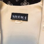 Studio I Vintage Ivory Dress with Belt Shoulder Pads Photo 1