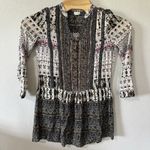 Anthropologie Tiny Dress Womens Small Gaina Floral Drop Waist Long Sleeve Boho Photo 0