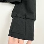 Aritzia Golden  Heather Black Zip-Front Hoodie Photo 3