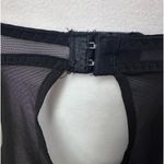 Dream girl black pinstripe lingerie with red lace up & padded bra Photo 3