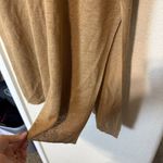 J. JILL Linen blend dress long tunic beach coverup Brown summer sweater Sz S Photo 2