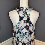 Parker  leather and silk water color wrap dress Photo 4