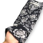 All Saints Dark Gray Shift Floral Lace Cold Shoulder Boho Dress - Large Photo 6