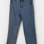 Cloud Ten double waistband jeans high rise frayed hem women size M Photo 6