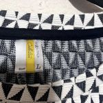 Piazza Sempione Piazza Italia Knit Sweater dress black white geometric sheath mini US sz M Photo 2