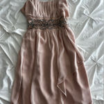 Oasis  Blush Pink Ruffle Dress Photo 0