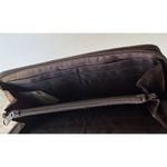 Disney Vintage Disneyland Brown Pink Tinker Bell Mickey Mouse Wallet Limited Edition Photo 14